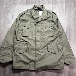 M65 Jacket Mens XL Green Coat Cold Weather Field US Military Alpha Industries